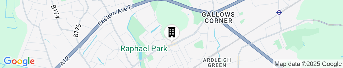 Map for Gidea Park Hotel
