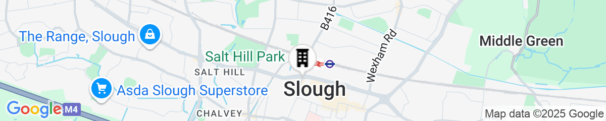 Map for Residence Inn Slough