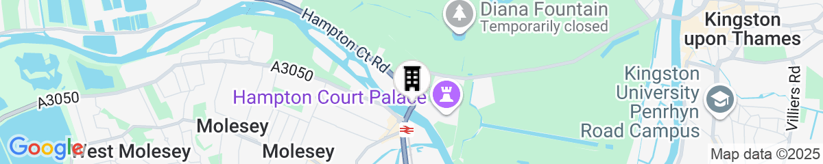 Map for The Mitre, Hampton Court