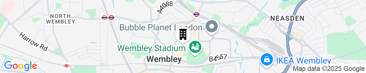 Map for Hilton London Wembley