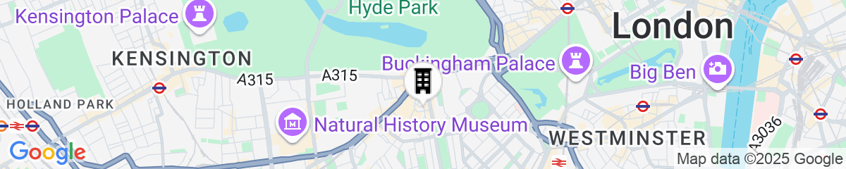 Map for No. 30 Knightsbridge