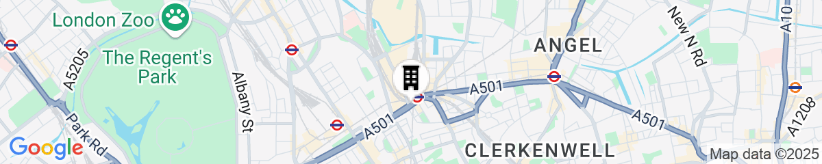 Map for The Megaro Hotel - Kings Cross St Pancras, London