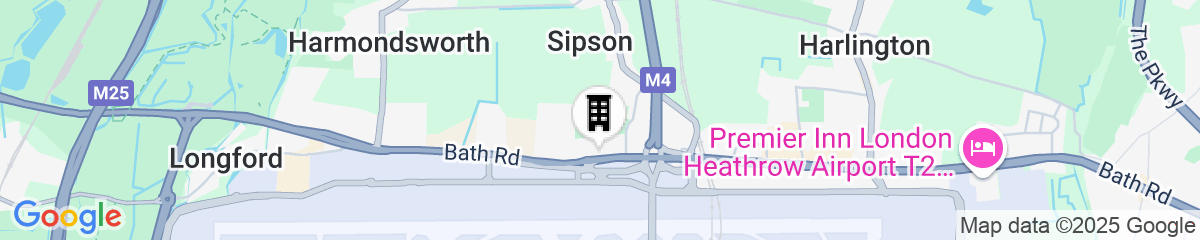 Map for Leonardo London Heathrow Airport