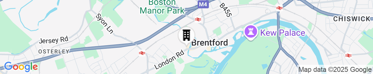 Map for Holiday Inn London Brentford Lock by IHG