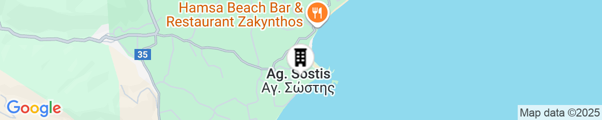 Map for Zante Sun Resort