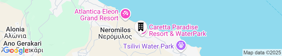 Map for Caretta Paradise Resort & Waterpark