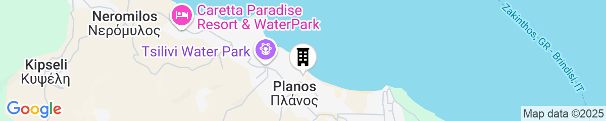 Map for Porto Planos Beach Hotel