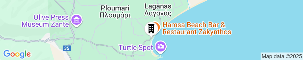 Map for Denise Beach Hotel