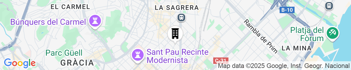 Map for Limehome Barcelona Carrer de Besalú 82