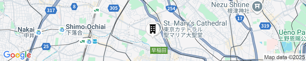 Map for Hotel Chinzanso Tokyo