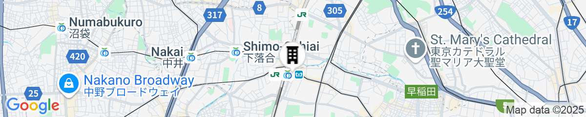 Map for SOTETSU GRAND FRESA TAKADANOBABA