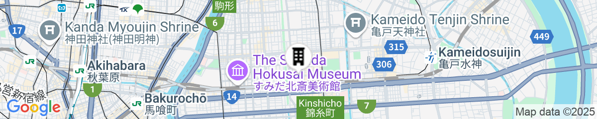 Map for Tobu Hotel Levant Tokyo