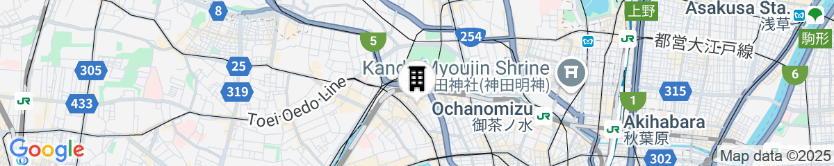 Map for Hotel Metropolitan Edmont Tokyo