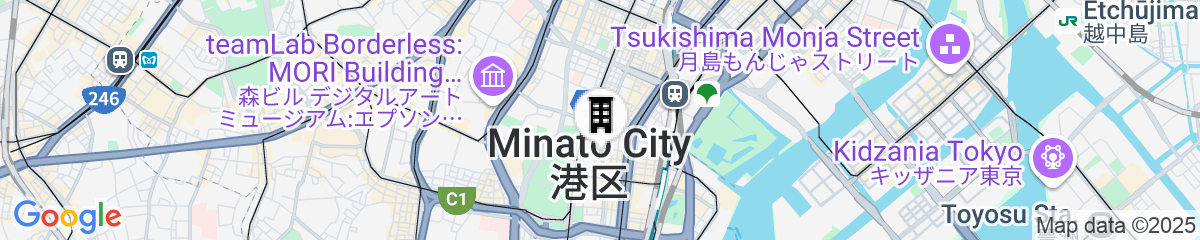 Map for Shiba Park Hotel