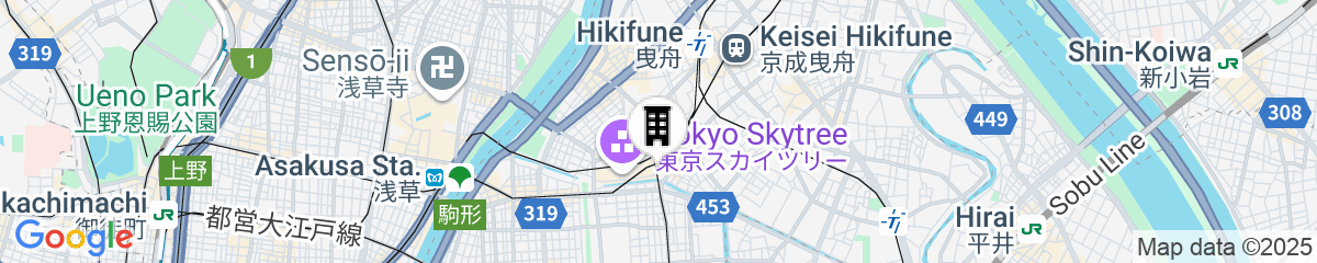 Map for Richmond Hotel Premier Tokyo Schole