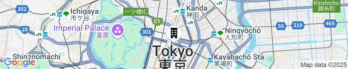 Map for Hotel Metropolitan Tokyo Marunouchi