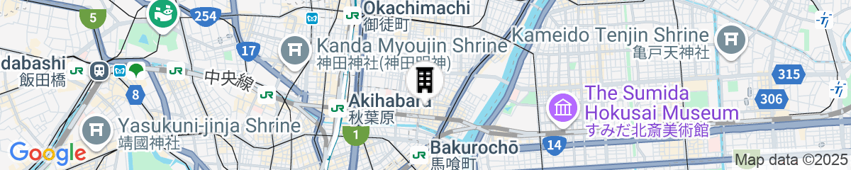 Map for ICI HOTEL Asakusabashi