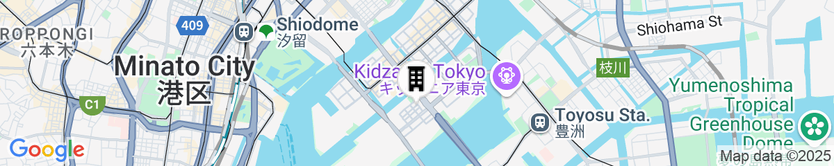 Map for Premier Hotel-CABIN PRESIDENT-Tokyo