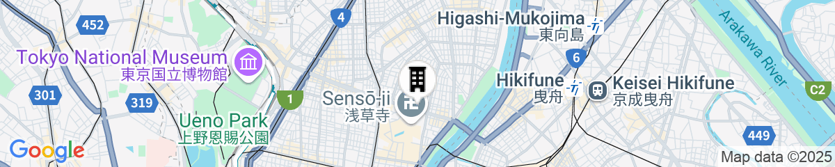 Map for OTHER SPACE Asakusa