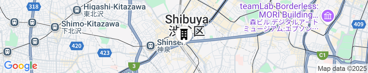 Map for SHIBUYA STREAM HOTEL