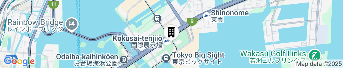Map for DoubleTree by Hilton Tokyo Ariake