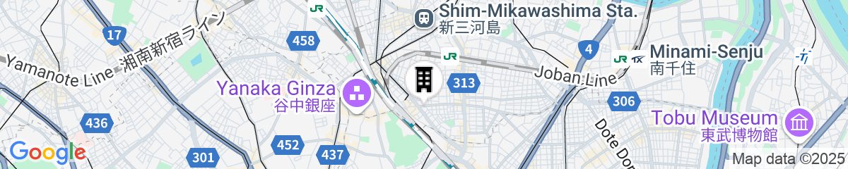 Map for Almont Hotel Nippori
