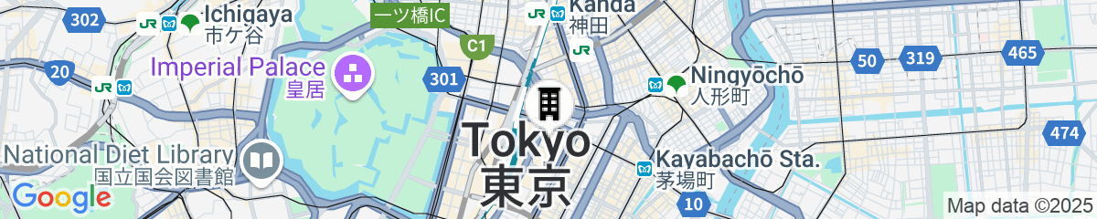 Map for karaksa hotel TOKYO STATION