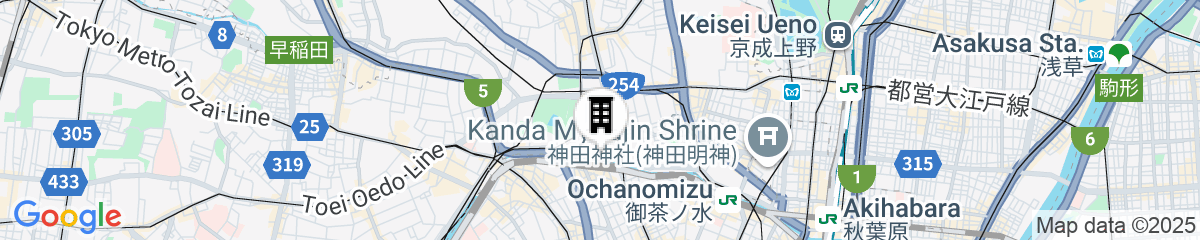 Map for Tokyo Dome Hotel