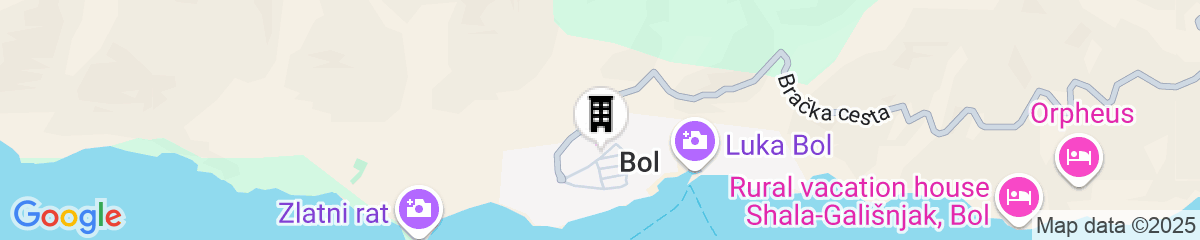 Map for Boutique Hotel Bol