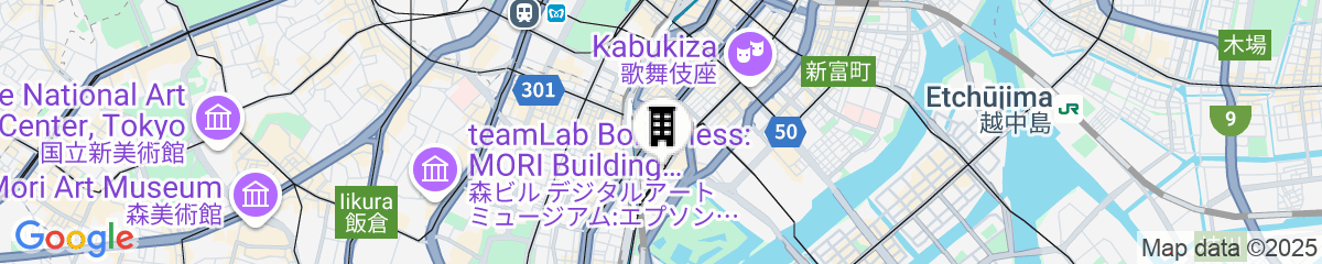 Map for The Royal Park Hotel Iconic Tokyo Shiodome