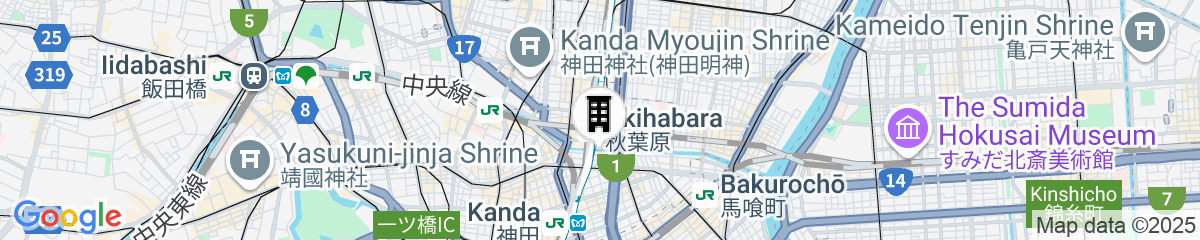 Map for Hotel Resol Akihabara