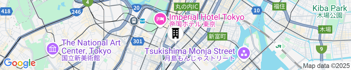 Map for The Royal Park Canvas - Ginza 8