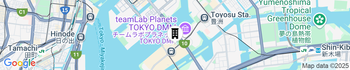 Map for Hotel JAL City Tokyo Toyosu