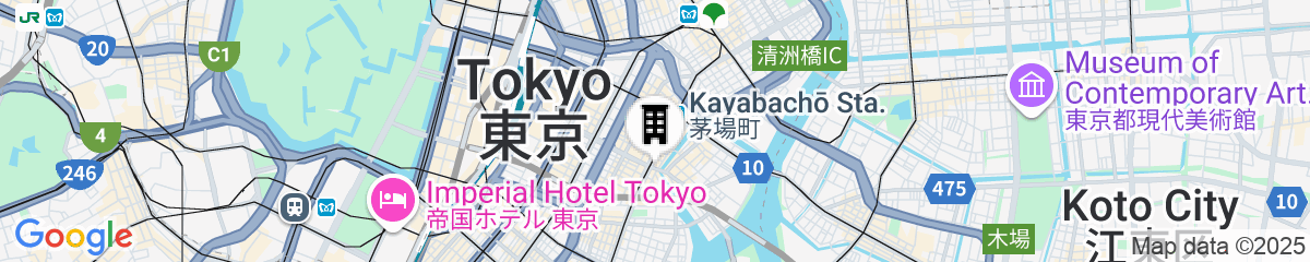 Map for Hotel Sardonyx Tokyo