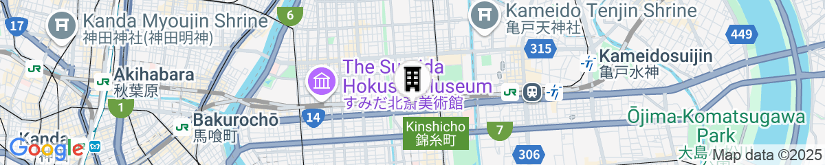 Map for Sotetsu Fresa Inn Tokyo Kinshicho