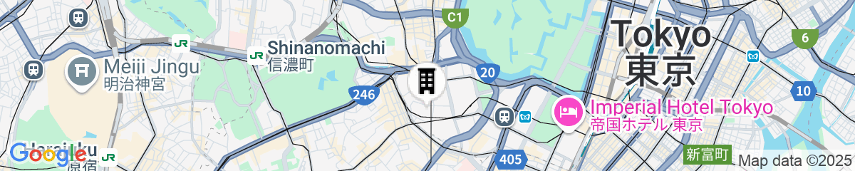 Map for APA Hotel PRIDE Akasaka Kokkaigijidomae