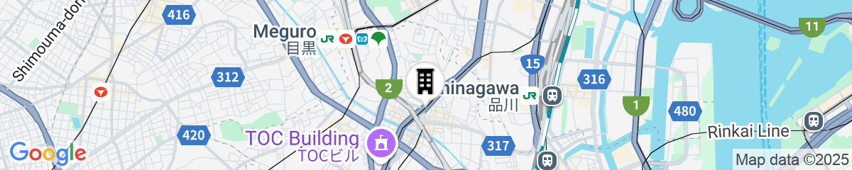 Map for Tokyu Stay Gotanda