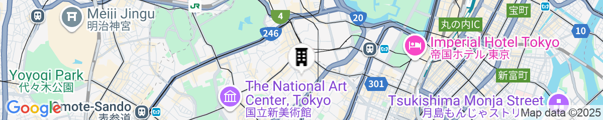 Map for Hotel Mystays Premier Akasaka