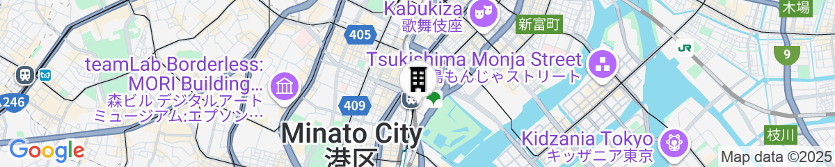 Map for Hotel Villa Fontaine Grand Tokyo - Shiodome