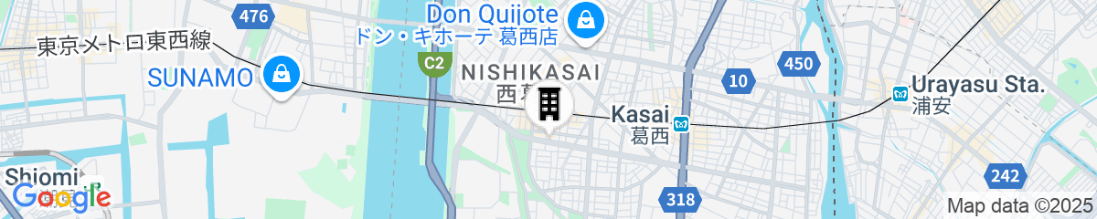 Map for Rembrandt Style Tokyo Nishikasai Grande