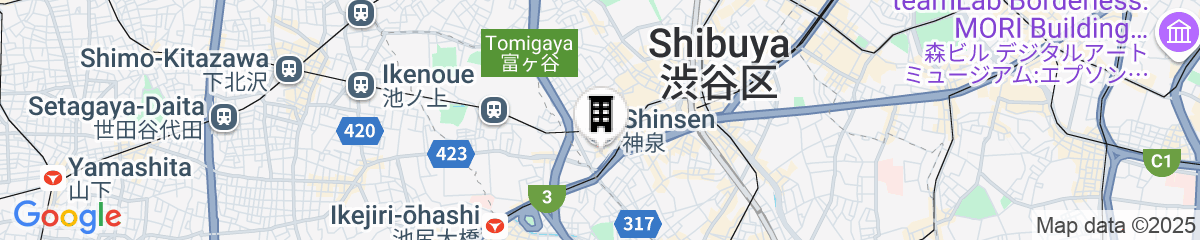 Map for Tokyu Stay Shibuya