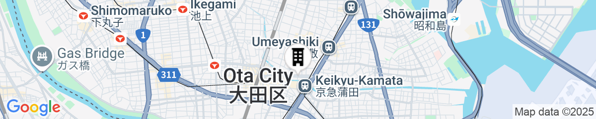 Map for APA Hotel Keikyukamata Ekimae