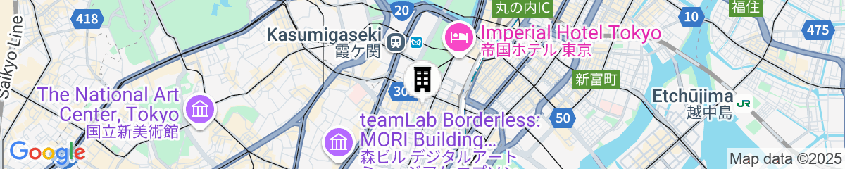 Map for the b shimbashi