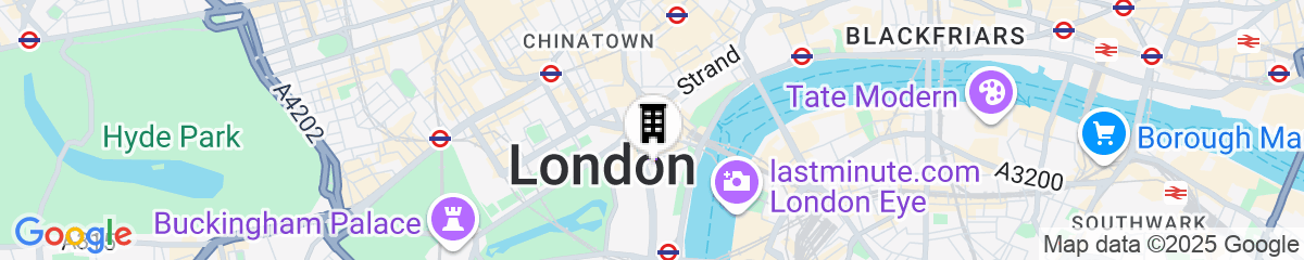 Map for Raffles London at The OWO