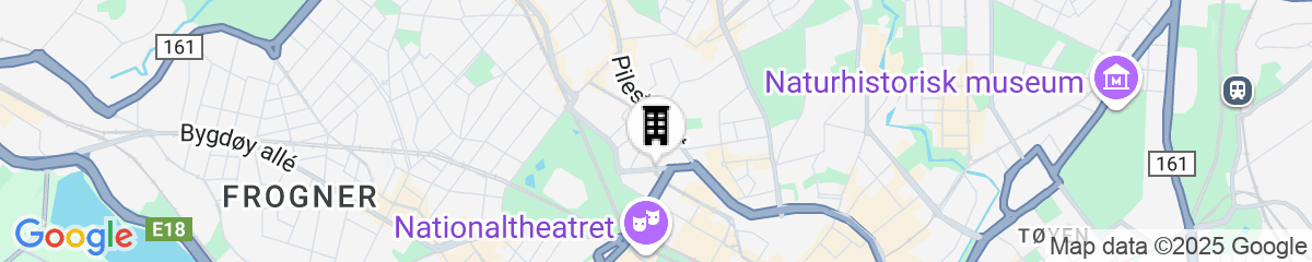 Map for Thon Hotel Europa