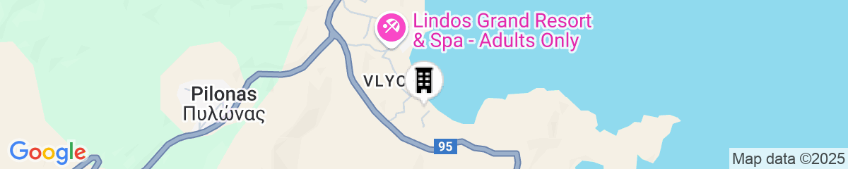 Map for Lindos Aqua Terra