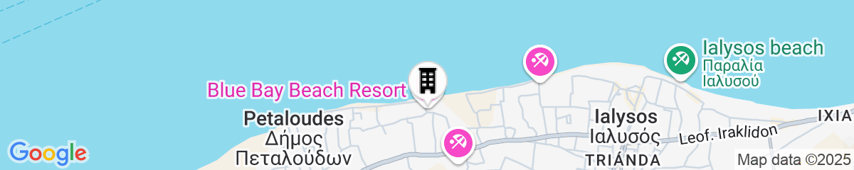 Map for Blue Bay Beach Resort