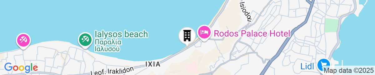 Map for Sheraton Rhodes Resort