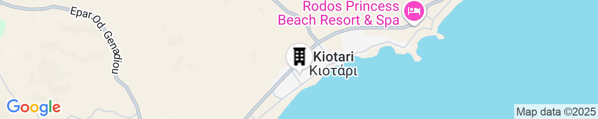 Map for Absolute Kiotari Resort