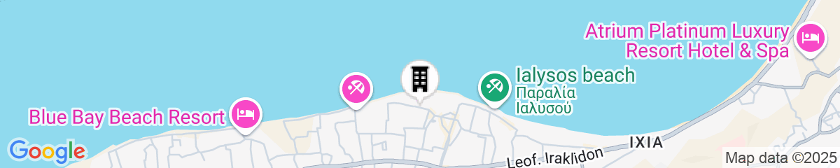 Map for Blue Horizon Hotel
